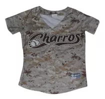 Jersey Beisbol Charros Jalisco Dama Mujer Camo Camisola