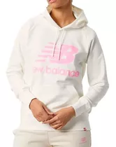 Buzo New Balance Essentials Mujer Sport Canguro Wt91523