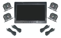 Kit Dvr Con Pantalla 10.1  Con 4 Camaras Para Camion O Bus