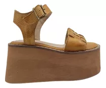 Sandalias Plataformas Zapatos Mujer Cuero Moda 935pm