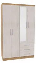 Closet Yardas 4 Puertas 3 Cajones Con Espejo Modelo S484 Bic