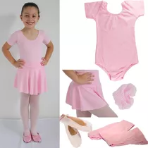Bailarina De Balé Roupa Kit Completo Ballet Infantil