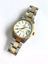 Reloj Rolex Date  15000 Combinado Fondo Blanco