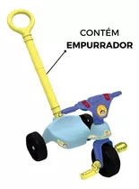 Velotrol Infantil Com Empurrador Triciclo Com Empurrador