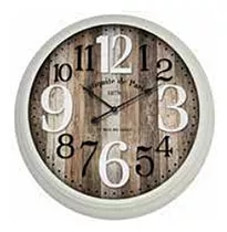 Reloj Pared 95cm Deco Hogar Fondo Maderas Moderno