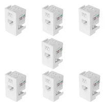 7un Módulo Tomada Rede Rj45 5e 8v Blanc+ Evidence Fame