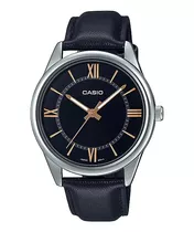 Reloj Casio Hombre Mtp-v005l  Análogo Cuero 100% Original