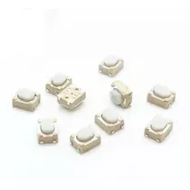 10 Micro Switch Push Button 3x4x2.5mm 4 Pines Smd