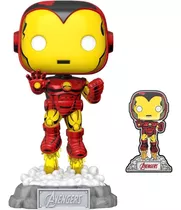 Funko Pop Marvel Avengers Iron Man + Pin Exclusivo