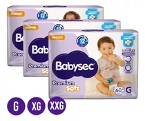 Pañales Babysec Premium Soft Pack Ahorro