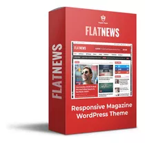 Flatnews Tema Wordpress Para Portal De Notícias + Bõnus 