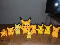 Lote 9 Bonecos Pikachu Pokemon China
