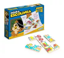 Jogo Domino Divisão Sílabas 28 Pçs Minha Escolinha Xalingo