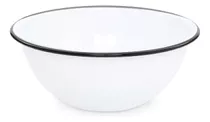 Bowl Ensaladera Enlozado Postres Fuente Grande Vintage 