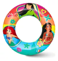 Boia Circular Infantil Princesas Disney Praia Piscina Menina
