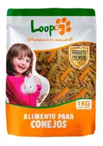 Alimento Conejo Pellet Loops 1kg Pack Promocion X 3