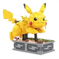 Set Mega Construx Figura Pokemon Pikachu Con Movimiento