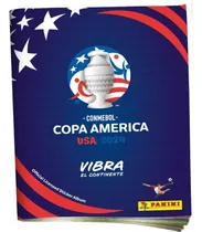 Álbum Copa América Usa 2024 Panini Azul Capa Mole