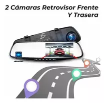 Set De Cámaras Para Auto Retrovisor Frente Y Cámara Trasera