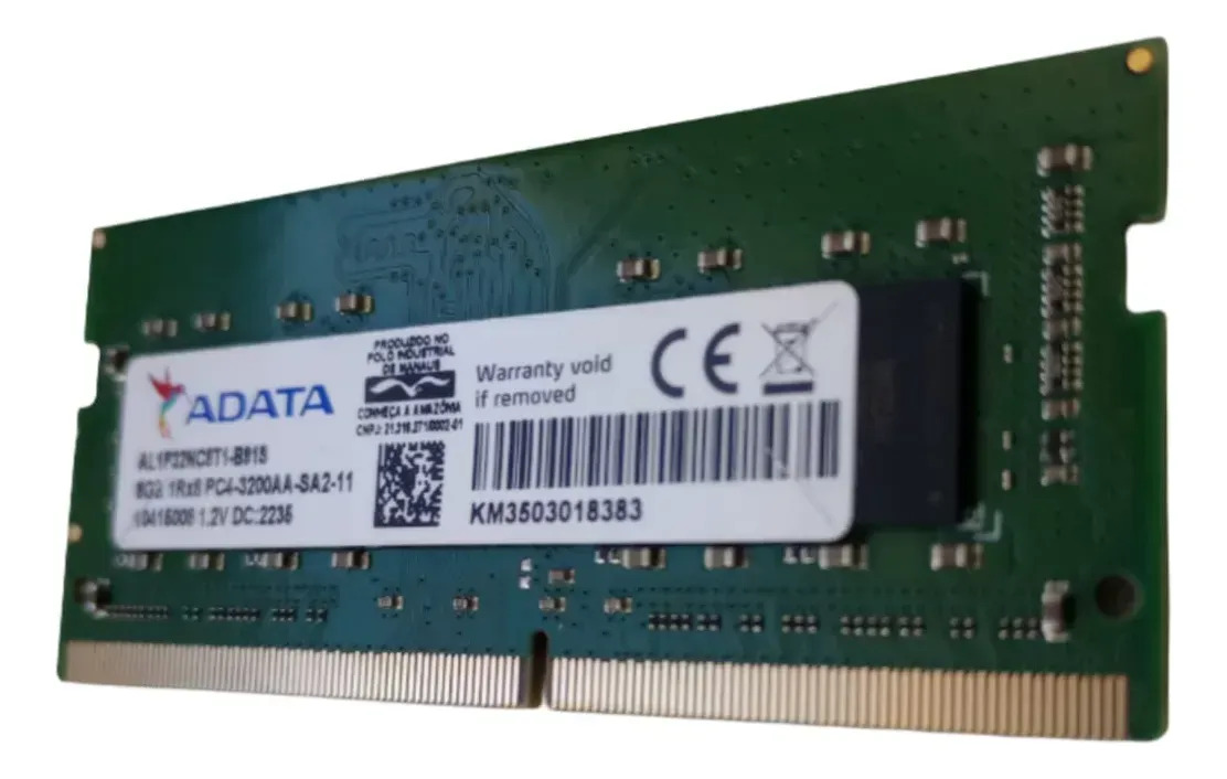 Memoria Ddr4 Adata 3200 8gb | Mercado Livre