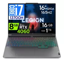 Lenovo Legion Slim 5 Core I7 13700h 16gb 1tb Rtx4060 8gb 16'