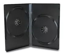 Cajas Estuche Dvd O Cd Dobles Gruesas- Para 2 Discos Negro