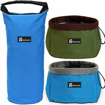 Platos Para Gatos Juego De Cuencos Para Perros Plegables, Po