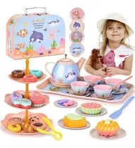 Juguete De Cocina Juego De Té Para Niños Con Pastel De Jugue