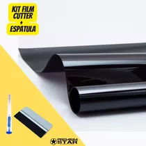 Rollo Papel Polarizado Autos 5 Mts +  Kit Cutter Y Espatula