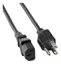 Cable Corriente Poder Hp Cpu Pc Monitor Tv 1,8mt 10a125v C13