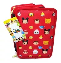 Cartuchera Tsum Tsum Tela 2 Pisos Solution Sharif Express