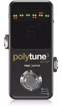 Pedal Afinador Polyune 3 Mini Noir Tc Eletronics