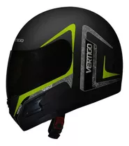 Casco Para Moto Integral Vertigo Hk7 Dominium  Amarillo Fluo Mate Talle L 