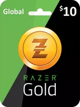 Tarjeta Razer Gold Gift Card Global $10 [ Codigo Digital] 