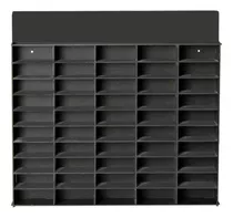 Estante Hobby Hotweels Organizador 50 Lugares Laser Preto