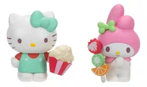 Conjunto 2 Mini Figuras Hello Kitty Sweet E Salty Serie 1