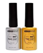 Pack Base Coat + Top Coat Permanente Cherimoya 8ml