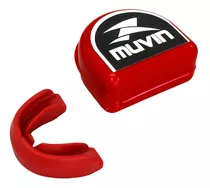 Muvin Protetor Bucal Profissional  Moldável  Com Estojo  Proteção - Lutas  Esportes De Contato - Artes Marciais  Boxe  Muay Thai  Jiu Jitsu  Judô  Karate  Taekwondo  Kung Fu -  Cor Vermelho