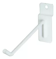 Kit 50 Gancho Para Painel Canaletado Cor Branco 10cm