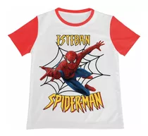Franela Camisa Niño Niña Spiderman Hombre Araña Algodon 