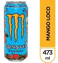 ! Monster Energy Mango Loco Lata 473ml Cafeina +taurina