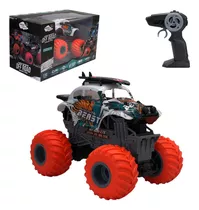 Carro Controle Remoto Off Road Função Total Laranja Atomic