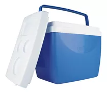 Caixa Térmica Cooler 34l Com Alça Porta Copos Portátil Mor