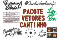 Pacote Vetores Cantinho Cafe Corte Cnc Dxf Aspire E Artcan