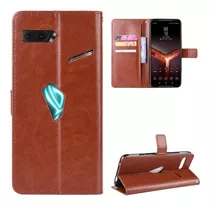 Capa Para Asus Rog Phone 2 Zs660kl Business Flip Leather