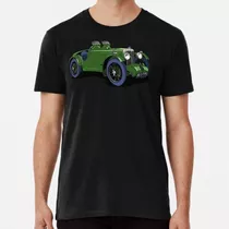 Remera Mg C-type Vintage Sports Car In Green Algodon Premium