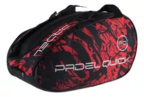 Bolso Paletero Padel Mochila Funda Paletas Quick Reforzado Color Negro/rojo