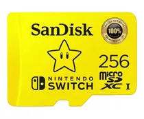 Tarjeta Memoria Micro Sandisk Oficial Nintendo Switch 256gb