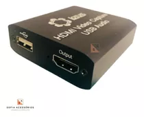 Placa De Captura Video Gravar Tela Pc Full Hd 1080 Usb 3.0