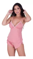 Baby Doll Sensual Trio L1192 Lingerie Sexy Pijama